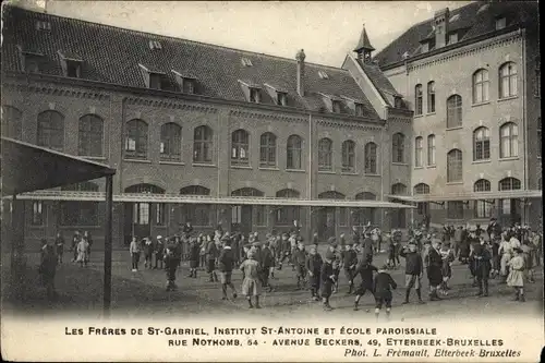 Ak Etterbeek Bruxelles Brüssel, Les Freres de St-Gabriel, Institut St-Antoine et Ecole Paroissiale