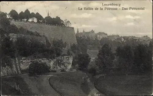 Ak Luxemburg Luxembourg, La Vallee de la Petrusse