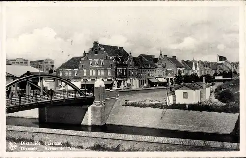 Ak Diksmuide Dixmude Westflandern, Avenue de l'Yser