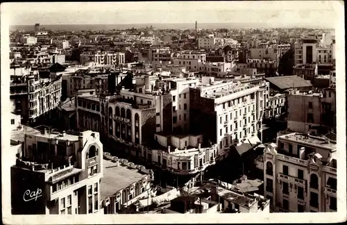 Ak Casablanca Marokko, Panorama sur la ville