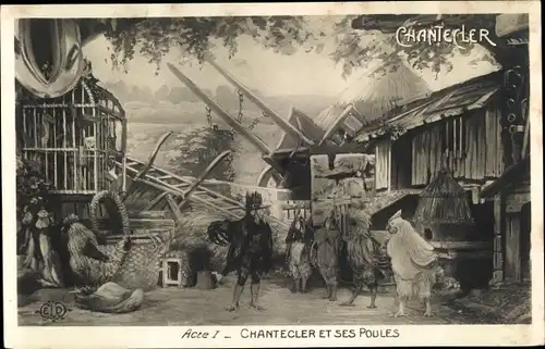 Ak Komödie Chantecler, Acte I, Chantecler et ses Poules