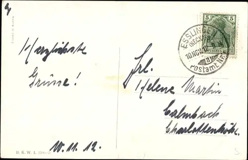 Künstler Ak Feiertag, Karl, Bub in Tracht, Portrait, BKWI 358-5