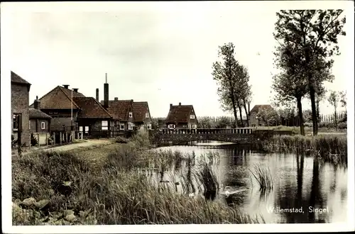 Ak Willemstad Nordbrabant Niederlande, Singel