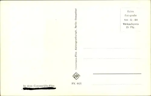 Ak Schauspieler Claus Biederstaedt, Portrait, Autogramm