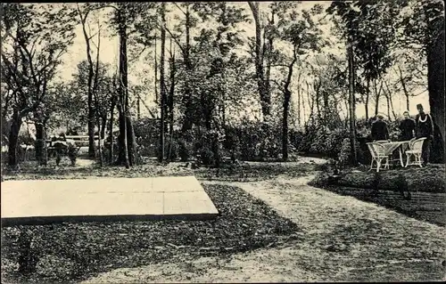 Ak Bellingwolde Groningen, Tuinaanzicht Hotel Reiderland, van Alb. Smid