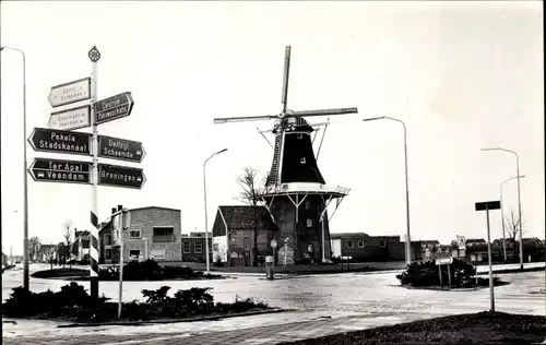 Ak Winschoten Groningen Niederlande, Molen Berg