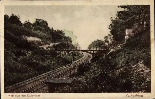 Ak Valkenburg Limburg Niederlande, Weg naar den Kluizenaar