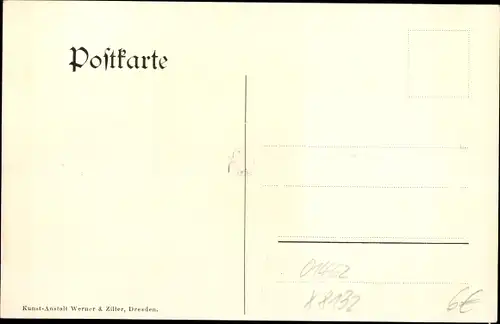 Künstler Ak Dresden Gohlis, Gohliser Windmühle