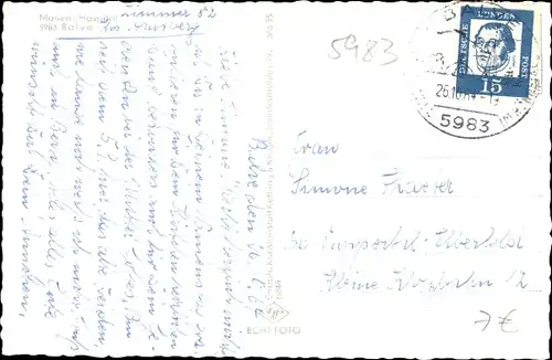 Ak Balve im Sauerland, Marien-Hospital