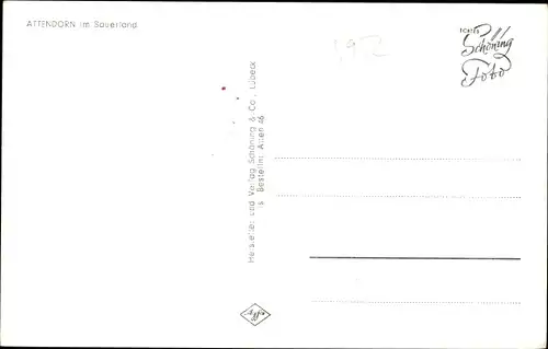 Ak Attendorn im Sauerland, Panorama
