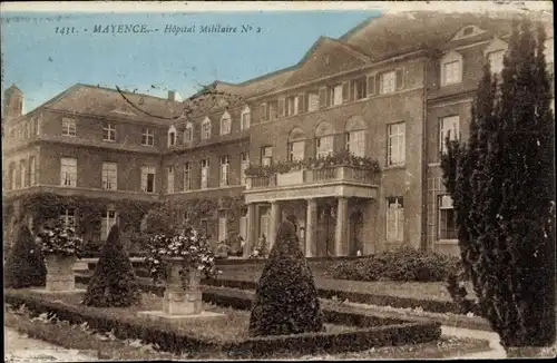 Ak Mainz am Rhein, Mayence, Hopital Militaire No. 2