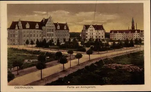 Ak Oberhausen Rhein, Amtsgericht