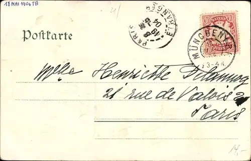 Ak München, Kindl mit Bierkrügen, Frauenkirche im Hintergrund, Wappen