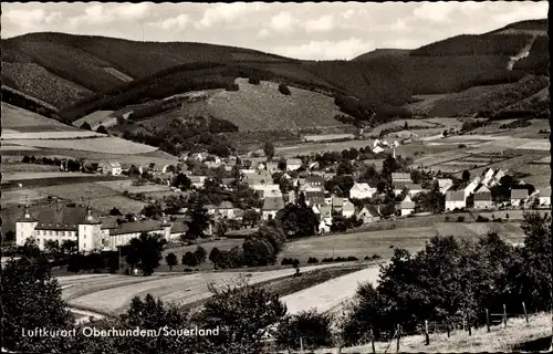 Ak Oberhundem Kirchhundem Sauerland, Panorama
