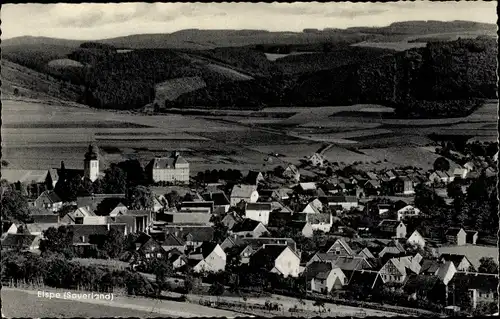 Ak Elspe Lennestadt im Sauerland, Panorama