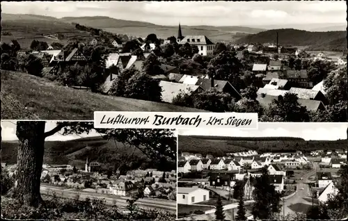 Ak Burbach im Siegerland, Ortsansicht, Panorama