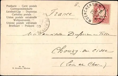 Ak München, Marienplatz mit Kaufingerstraße