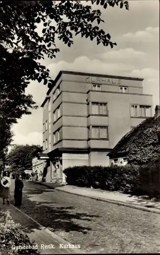 Ak Ostseebad Rerik, Kurhaus, Passanten