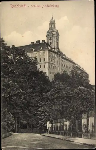 Ak Rudolstadt in Thüringen, Schloss Heidecksburg