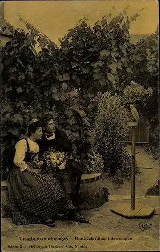 Ak La vie aux champs, Une decoration interrrompue