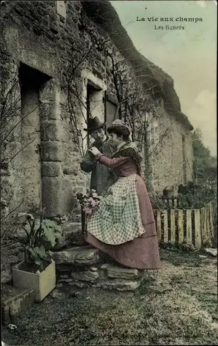 Ak La vie aux champs, Les fiances, Liebespaar