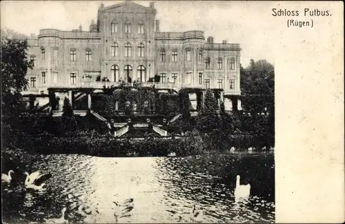 Ak Putbus auf der Insel Rügen, Schloss Putbus