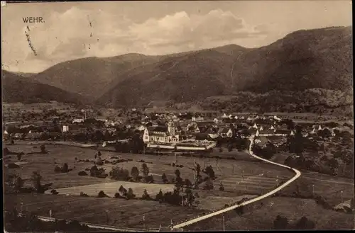 Ak Wehr in Baden, Ortsansicht, Panorama