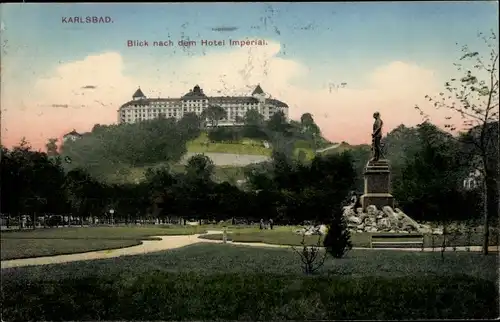 Ak Karlovy Vary Karlsbad Stadt, Hotel Imperial