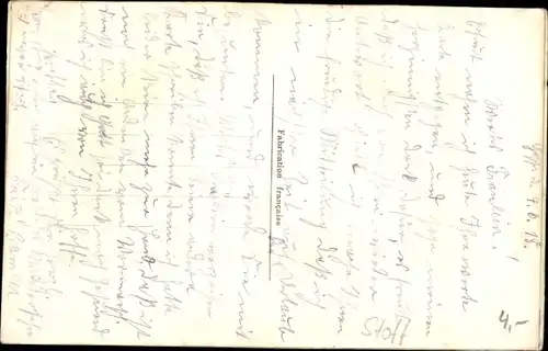 Stoff Ak Strick-Blume, To my dear Children