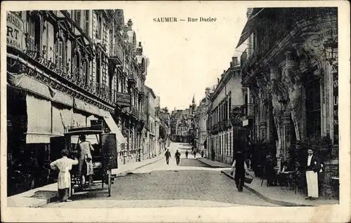 Ak Saumur Maine et Loire, Rue Dacier