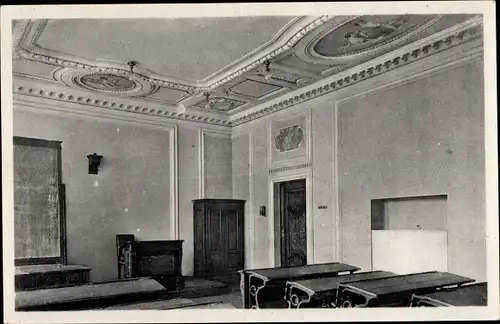 Ak Berndorf Niederösterreich, Volks- und Hauptschulen, Lehrerzimmer