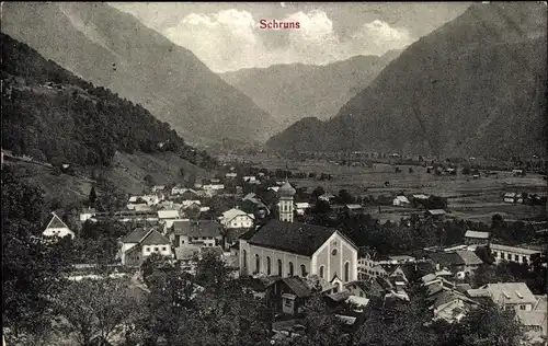 Ak Schruns in Vorarlberg, Gesamtansicht