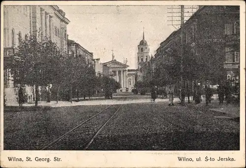 Ak Vilnius Wilna Litauen, St. Georg Straße