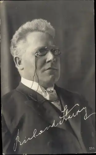 Foto Ak Richard Stury (1859 - 1928), Schauspieler, München