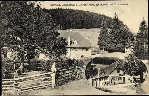 Ak Sirnitz Müllheim im Schwarzwald, Gasthaus zum Auerhahn