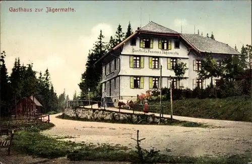 Ak Feldberg im Schwarzwald, Gasthaus zur Jägermatte