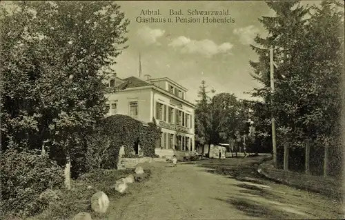 Ak Hohenfels Albbruck am Hochrhein, Gasthaus Hohenfels, Albtal, Schwarzwald