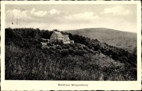 Ak Oberbieber Neuwied am Rhein, Waldhaus Wingertsberg