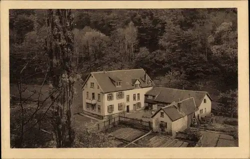 Ak Auerbach Bensheim an der Bergstraße Hessen, Hof Mühltal, Vogelschau