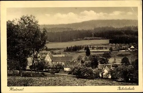 Ak Wiedenest Bergneustadt im Bergischen Land, Bibelschule, Panorama