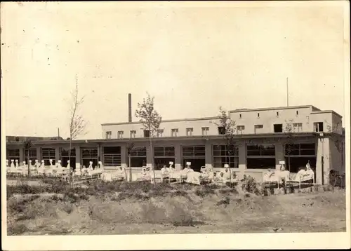 Ak Gießen an der Lahn Hessen, Orthopädische Universitätsklinik, Freiligrathstraße 2, Bettenbau