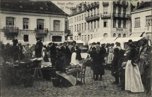 Ak Zoute Knokke Heist Heyst Knocke sur Mer Westflandern, Le Marche, Hotel Leopold II