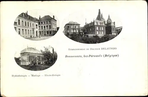 Ak Bon Secours Bonsecours Péruwelz Hennegau, Etablissement du Docteur Delaunois