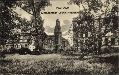 Ak Darmstadt in Hessen, Grossherzogl. Technische Hochschule