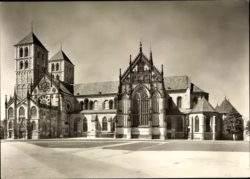 Ak Münster in Westfalen, Dom, Südfront