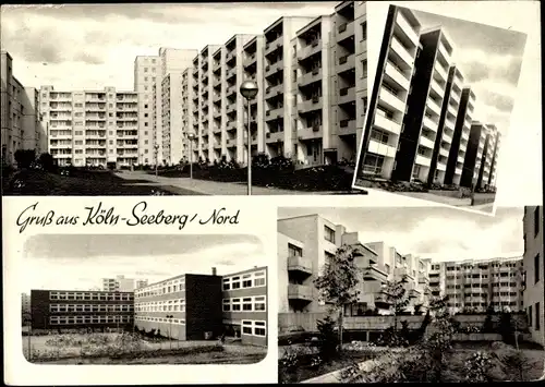 Ak Seeberg Chorweiler Köln Nord, Wohnsiedlung, Hochhaus