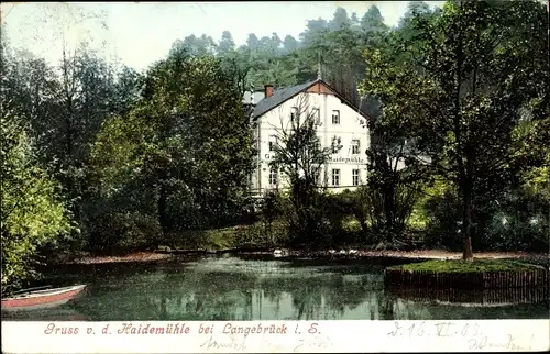 Ak Dresden Langebrück, Haidemühle