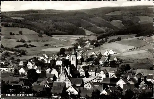 Ak Fretter Finnentrop im Sauerland, Panorama