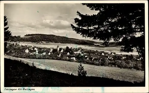 Ak Tieringen Meßstetten im Zollernalbkreis, Panorama, Ortsansicht