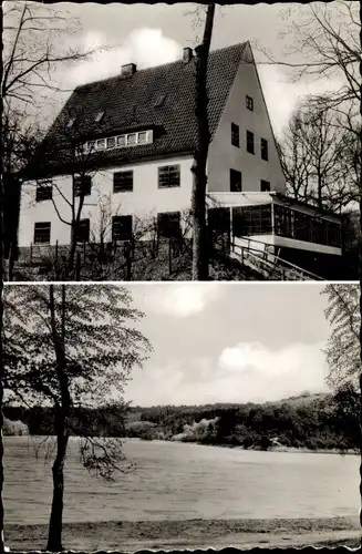 Ak Dahlerbrück Schalksmühle, Jugendherberge Glörtalsperre